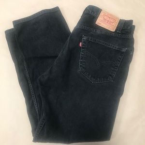 Levi's Black 505 Jeans